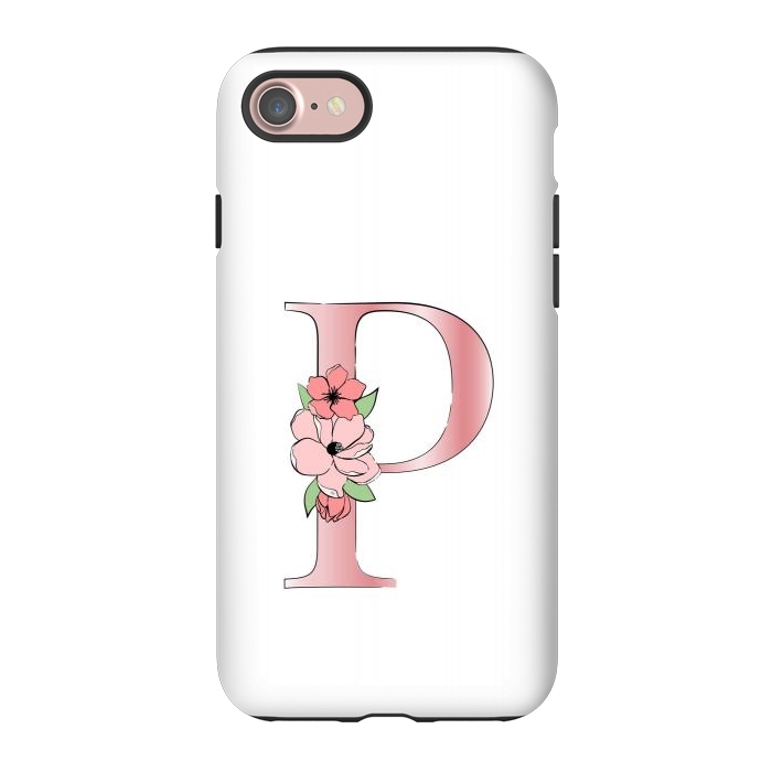 iPhone 7 StrongFit Monogram Letter P by Martina