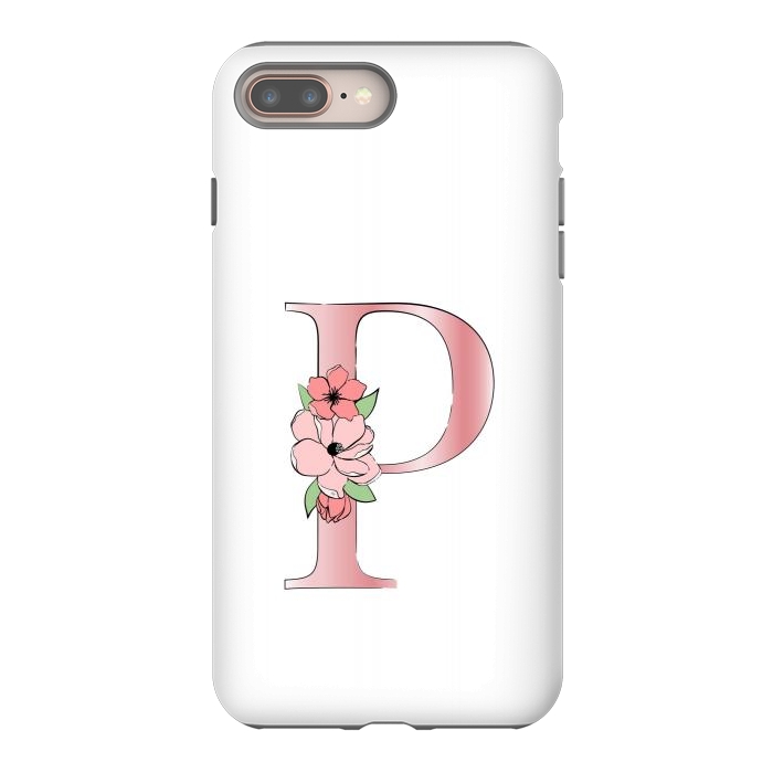 iPhone 7 plus StrongFit Monogram Letter P by Martina