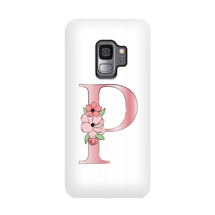 Galaxy S9 StrongFit Monogram Letter P by Martina