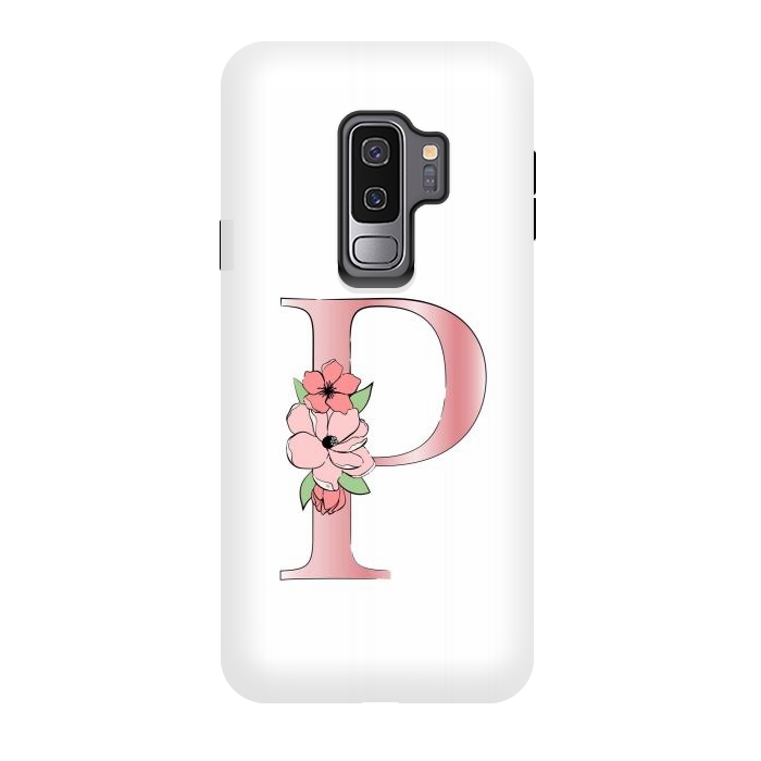Galaxy S9 plus StrongFit Monogram Letter P by Martina