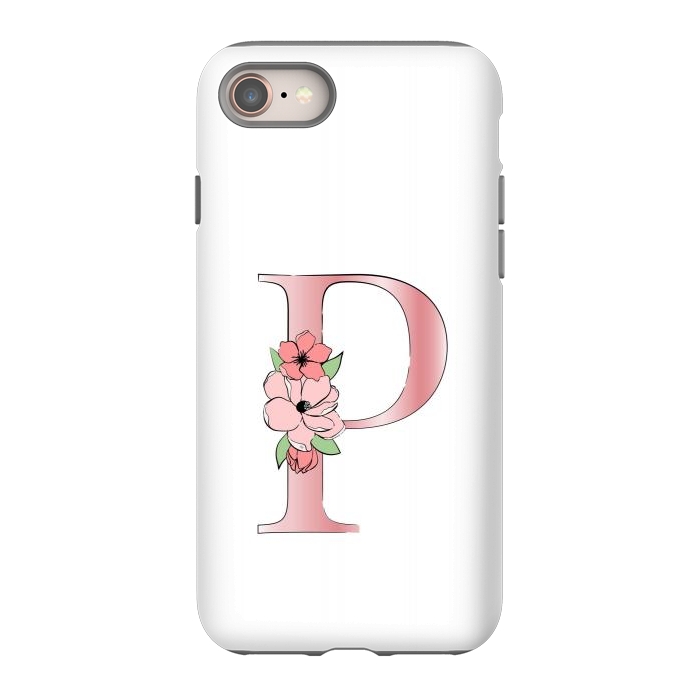 iPhone 8 StrongFit Monogram Letter P by Martina