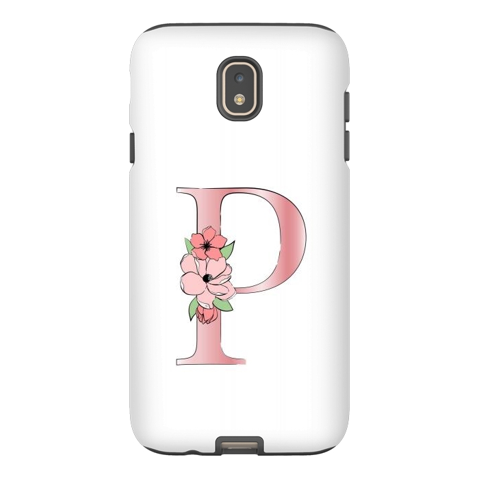 Galaxy J7 StrongFit Monogram Letter P by Martina