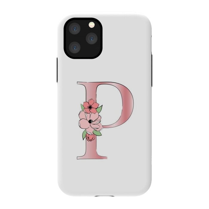 iPhone 11 Pro StrongFit Monogram Letter P by Martina