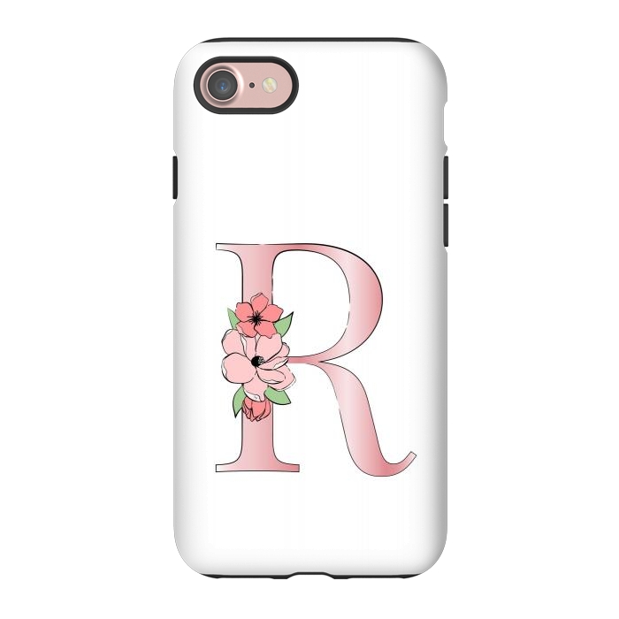 iPhone 7 StrongFit Monogram Letter R by Martina