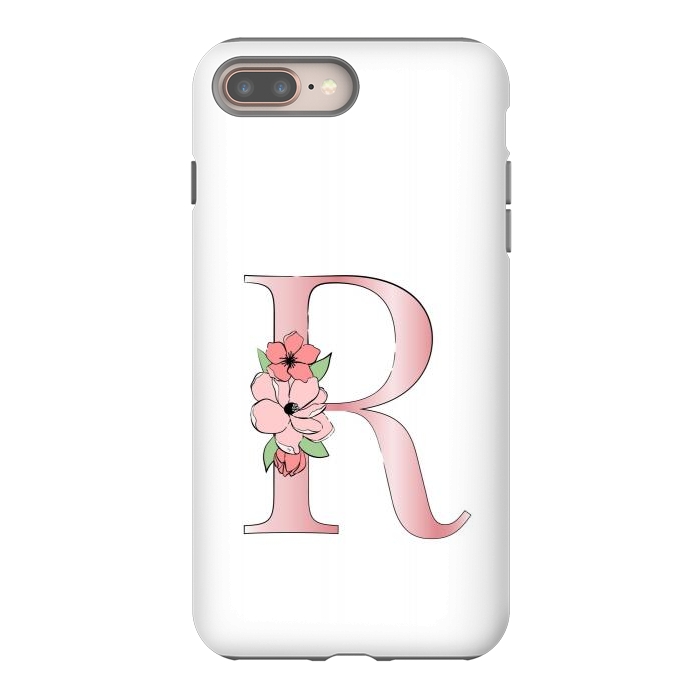 iPhone 7 plus StrongFit Monogram Letter R by Martina