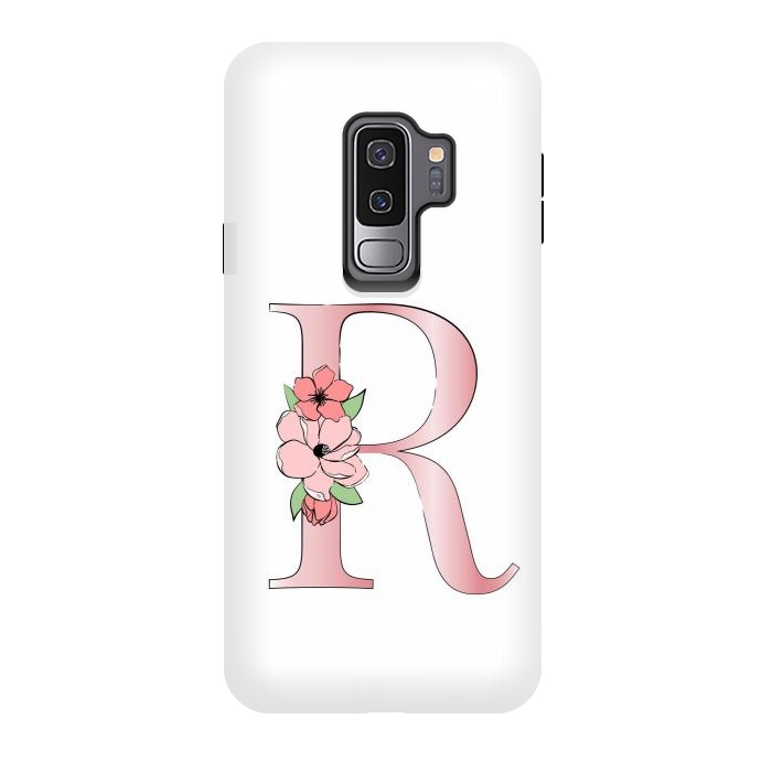 Galaxy S9 plus StrongFit Monogram Letter R by Martina