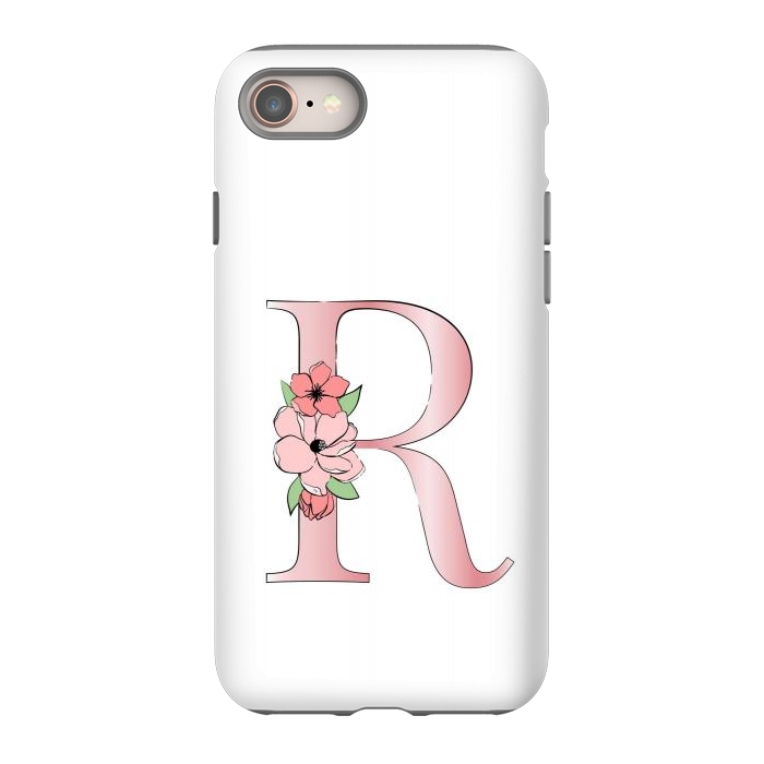 iPhone 8 StrongFit Monogram Letter R by Martina
