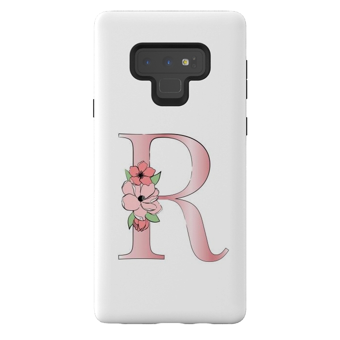 Galaxy Note 9 StrongFit Monogram Letter R by Martina