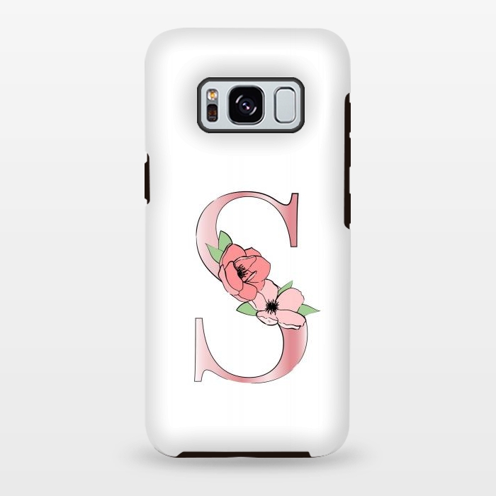 Galaxy S8 plus StrongFit Monogram Letter S by Martina
