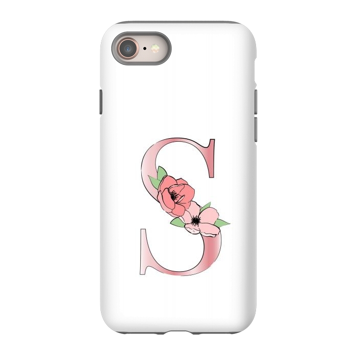 iPhone 8 StrongFit Monogram Letter S by Martina