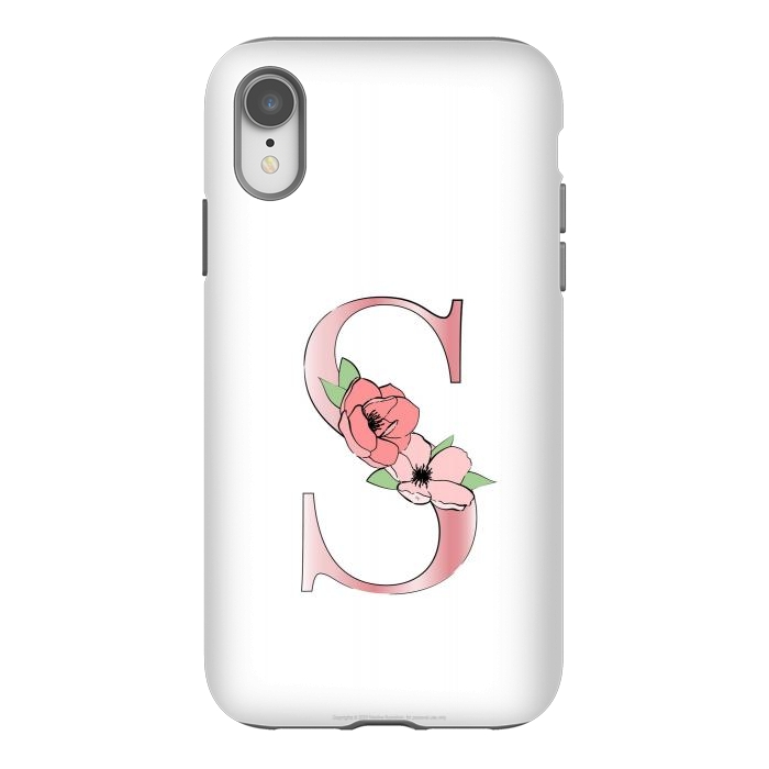 iPhone Xr StrongFit Monogram Letter S by Martina