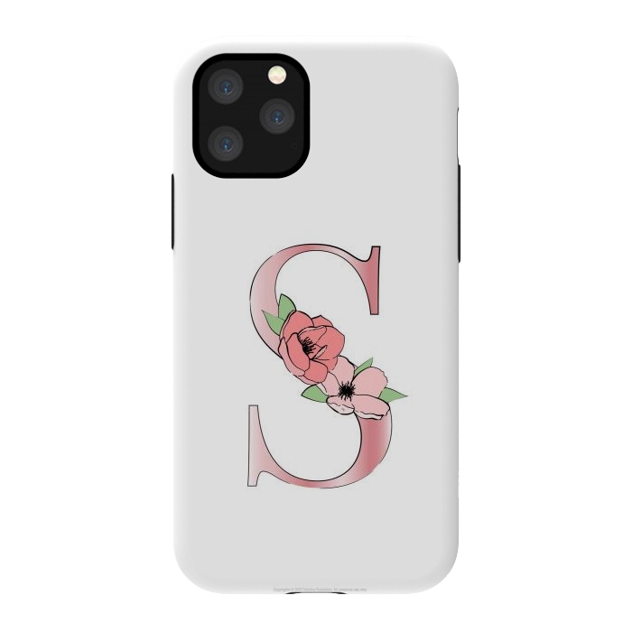 iPhone 11 Pro StrongFit Monogram Letter S by Martina