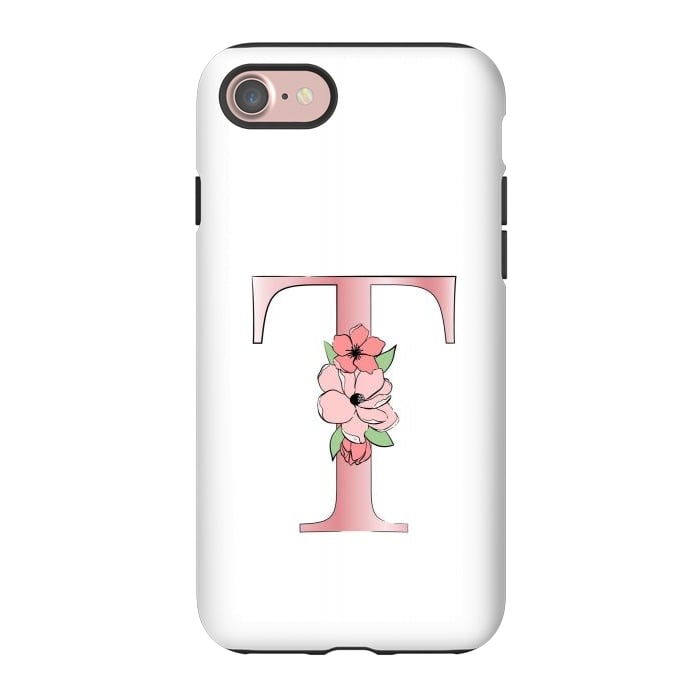 iPhone 7 StrongFit Monogram Letter T by Martina