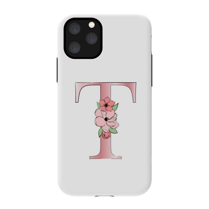 iPhone 11 Pro StrongFit Monogram Letter T by Martina