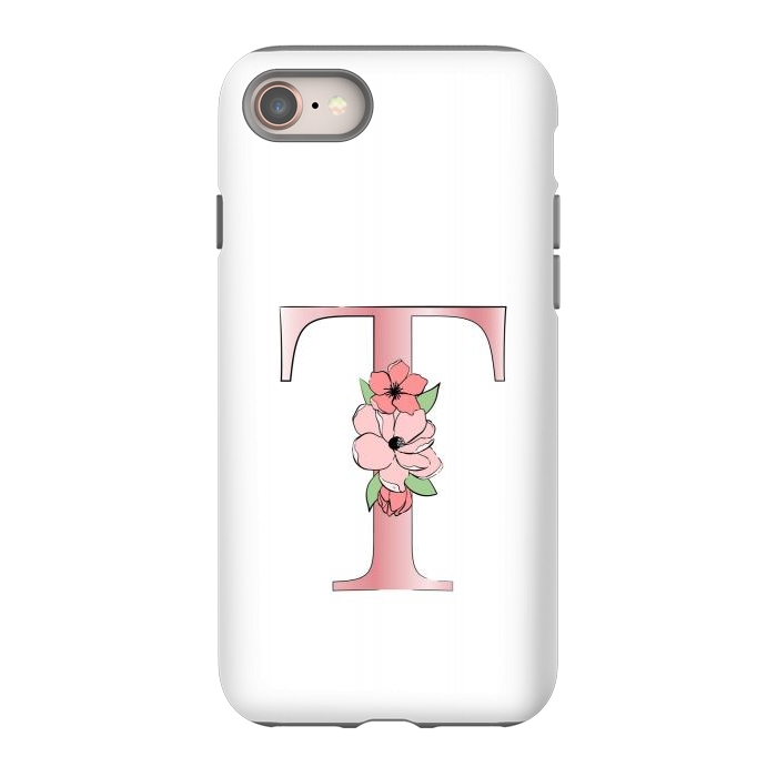 iPhone SE StrongFit Monogram Letter T by Martina