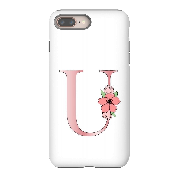 iPhone 7 plus StrongFit Monogram Letter U by Martina