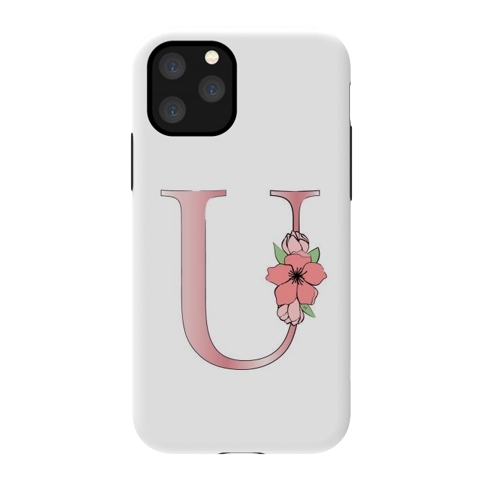 iPhone 11 Pro StrongFit Monogram Letter U by Martina