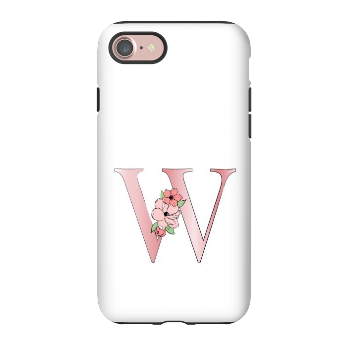 iPhone 7 StrongFit Monogram Letter W by Martina