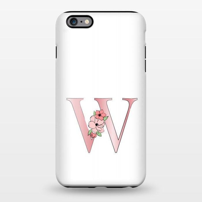 iPhone 6/6s plus StrongFit Monogram Letter W by Martina
