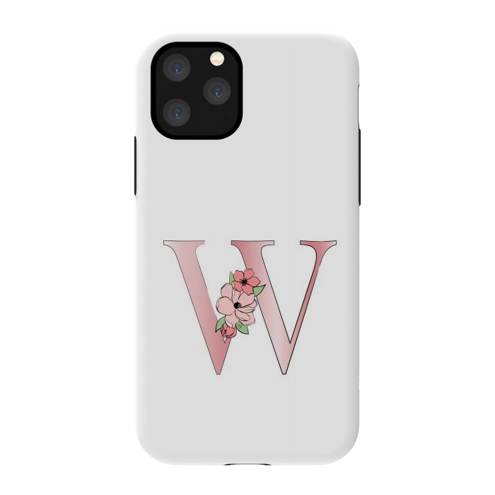 iPhone 11 Pro StrongFit Monogram Letter W by Martina