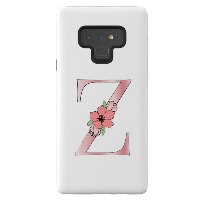 Galaxy Note 9 StrongFit Monogram Letter Z by Martina