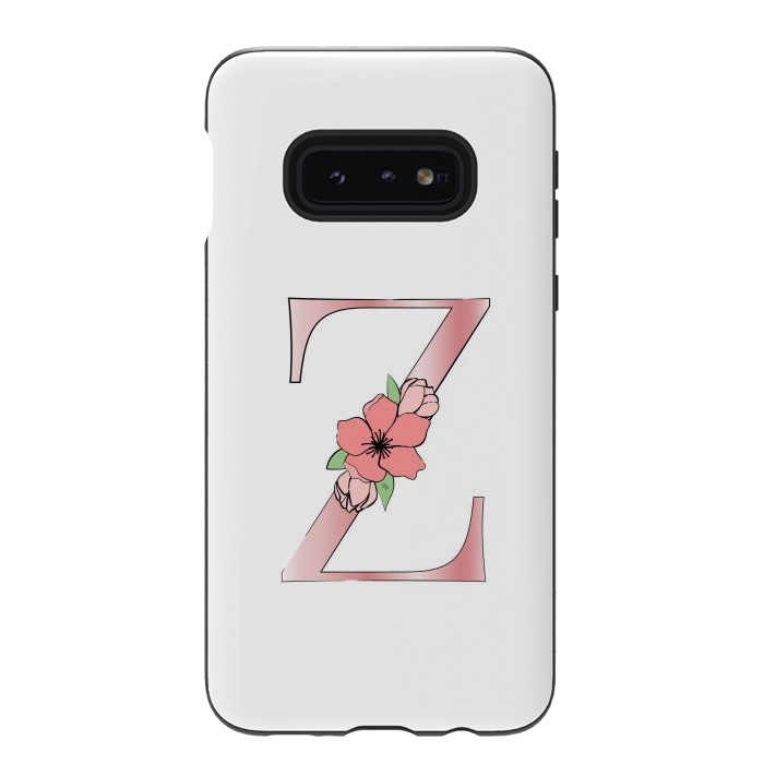 Galaxy S10e StrongFit Monogram Letter Z by Martina