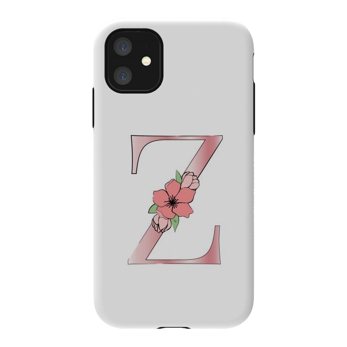 iPhone 11 StrongFit Monogram Letter Z by Martina