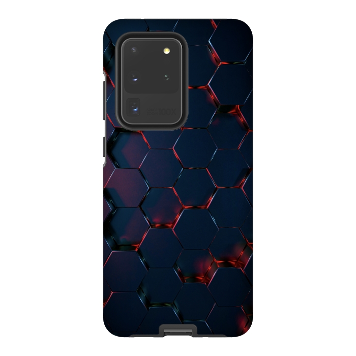 Galaxy S20 Ultra StrongFit Hexagons  by Winston