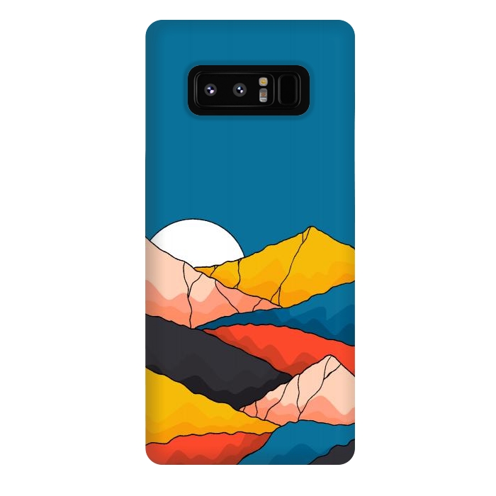 Galaxy Note 8 StrongFit The mountainous range by Steve Wade (Swade)
