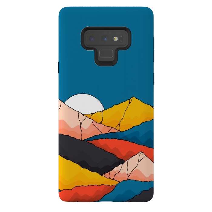 Galaxy Note 9 StrongFit The mountainous range by Steve Wade (Swade)