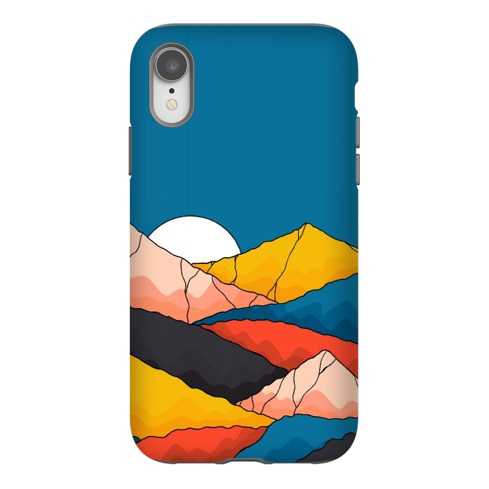 iPhone Xr StrongFit The mountainous range by Steve Wade (Swade)