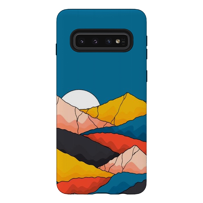 Galaxy S10 StrongFit The mountainous range by Steve Wade (Swade)