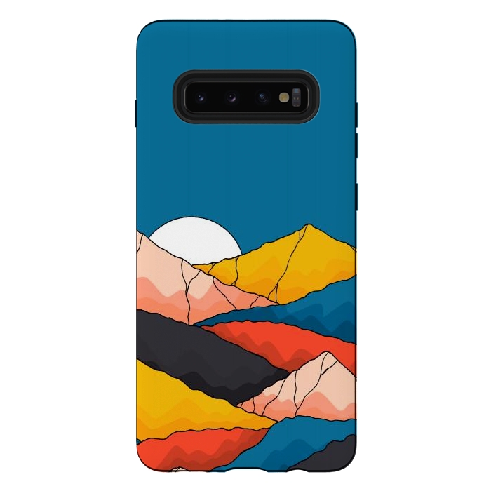 Galaxy S10 plus StrongFit The mountainous range by Steve Wade (Swade)