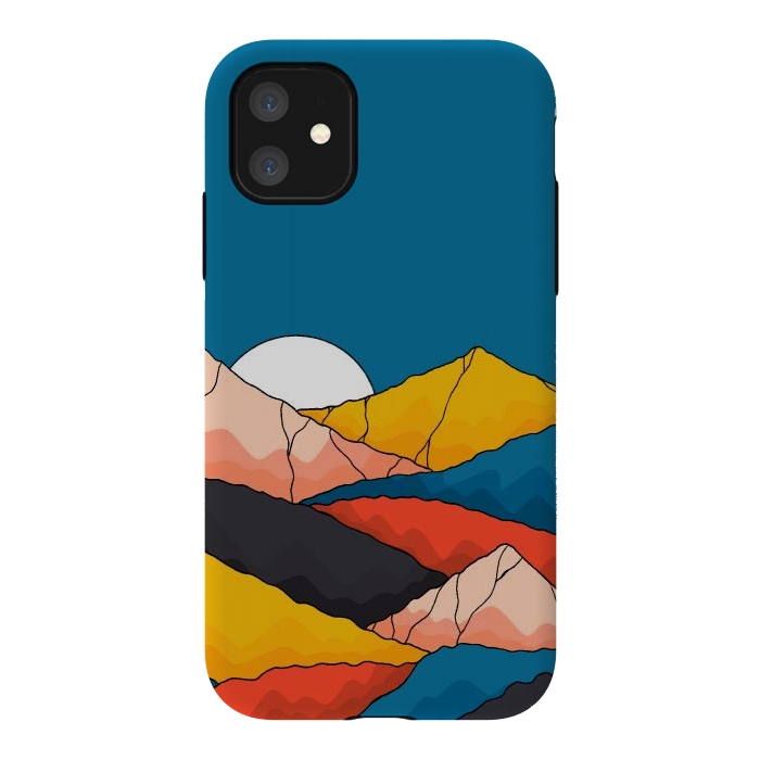 iPhone 11 StrongFit The mountainous range by Steve Wade (Swade)