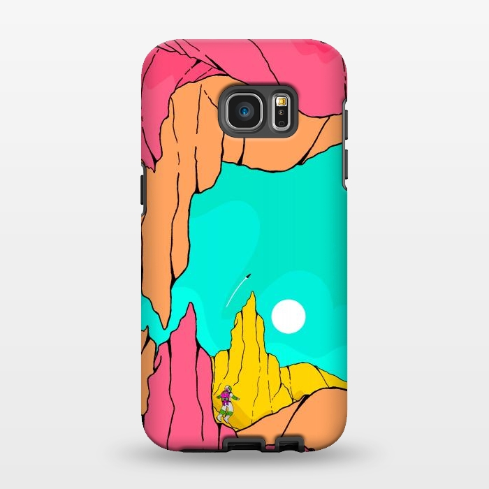 Galaxy S7 EDGE StrongFit Space cave by Steve Wade (Swade)