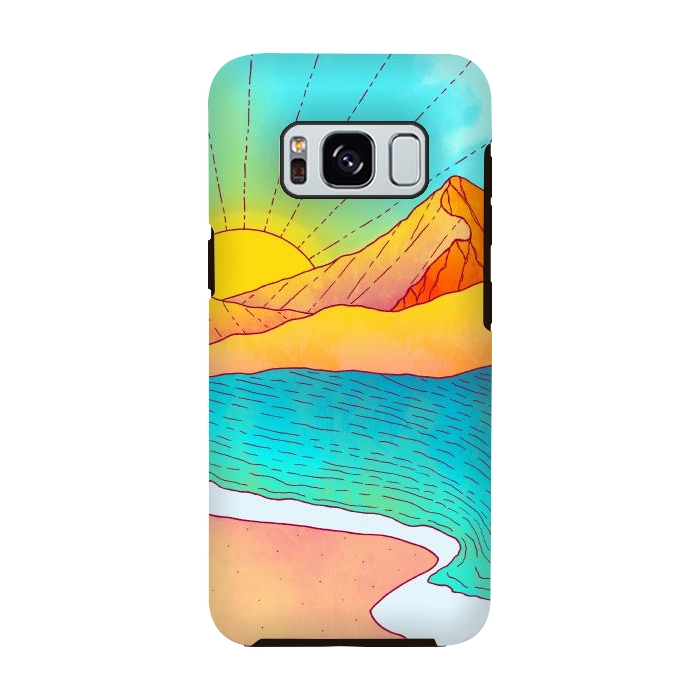 Galaxy S8 StrongFit I wish to be by the sea by Steve Wade (Swade)