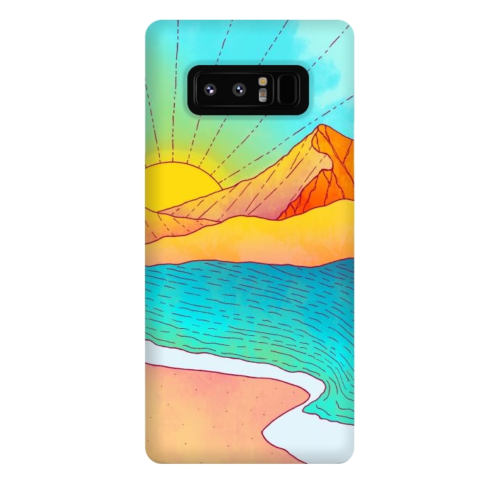 Galaxy Note 8 StrongFit I wish to be by the sea by Steve Wade (Swade)