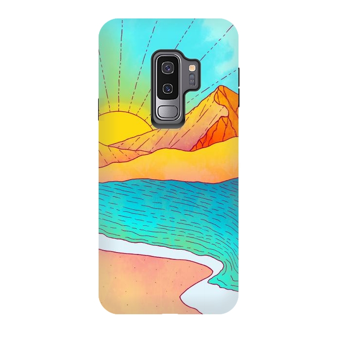 Galaxy S9 plus StrongFit I wish to be by the sea by Steve Wade (Swade)