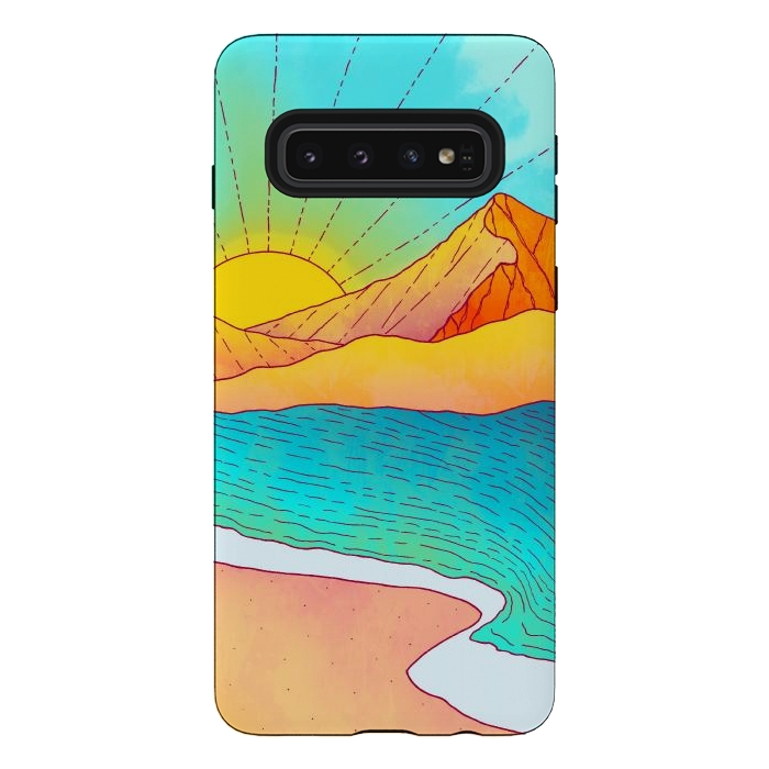 Galaxy S10 StrongFit I wish to be by the sea by Steve Wade (Swade)