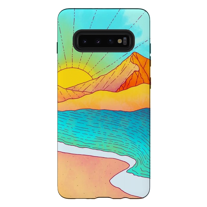 Galaxy S10 plus StrongFit I wish to be by the sea by Steve Wade (Swade)