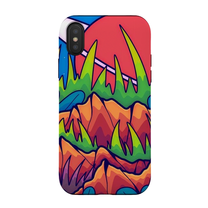 iPhone Xs / X StrongFit A tropical space world by Steve Wade (Swade)