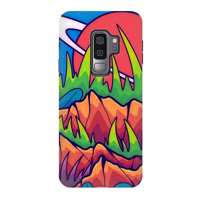 Galaxy S9 plus StrongFit A tropical space world by Steve Wade (Swade)
