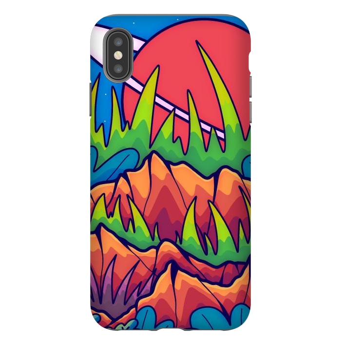 iPhone Xs Max StrongFit A tropical space world by Steve Wade (Swade)
