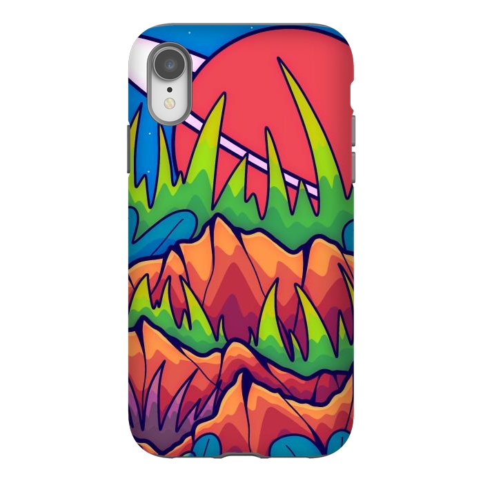 iPhone Xr StrongFit A tropical space world by Steve Wade (Swade)