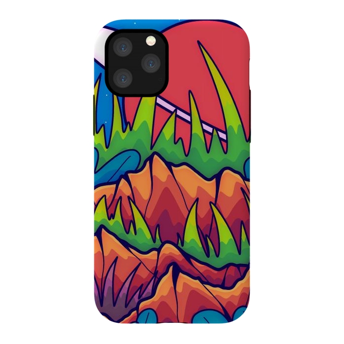 iPhone 11 Pro StrongFit A tropical space world by Steve Wade (Swade)