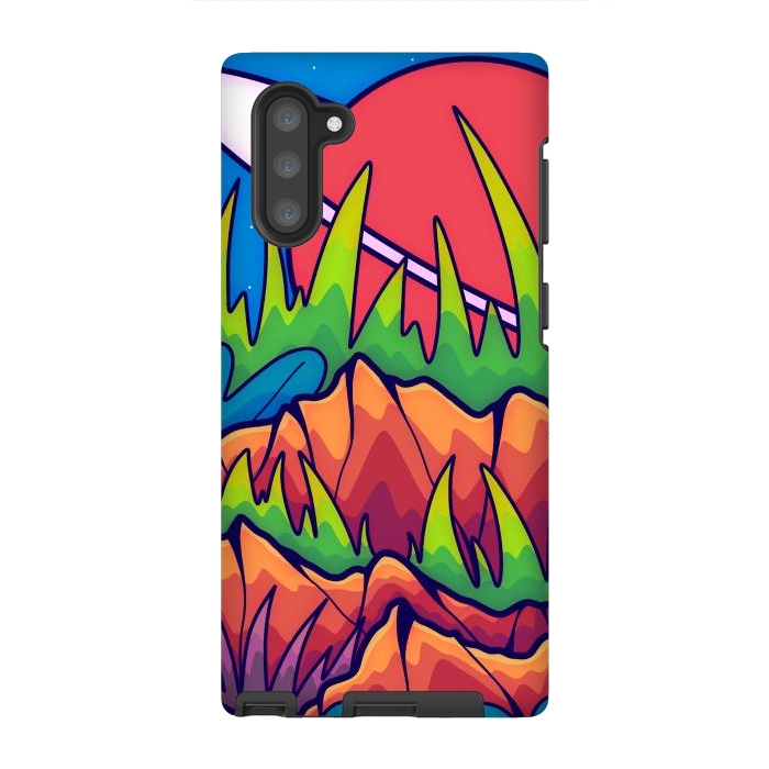 Galaxy Note 10 StrongFit A tropical space world by Steve Wade (Swade)