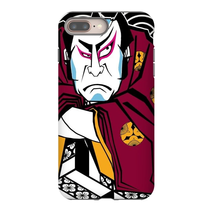 iPhone 8 plus StrongFit Grumpy Sam by Milo "Mr Lucky" Marcer