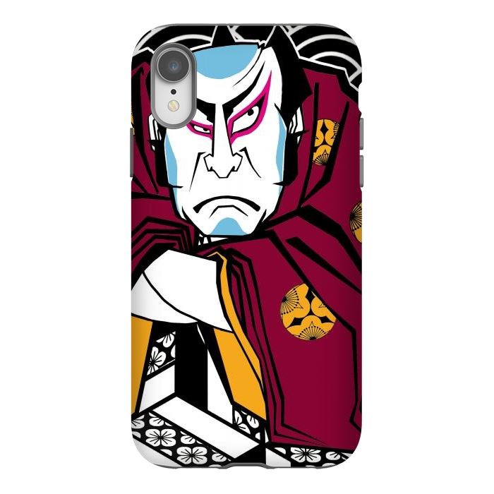 iPhone Xr StrongFit Grumpy Sam by Milo "Mr Lucky" Marcer