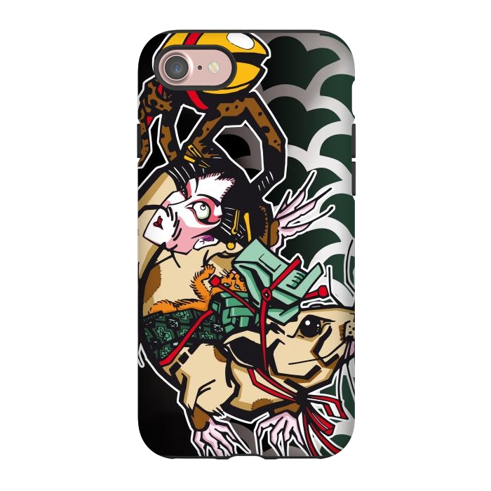 iPhone 7 StrongFit Japanese Rat by Milo "Mr Lucky" Marcer