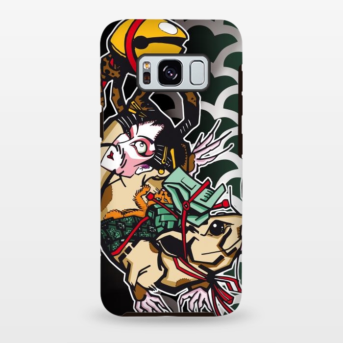 Galaxy S8 plus StrongFit Japanese Rat by Milo "Mr Lucky" Marcer